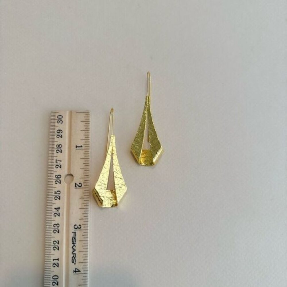 Geo dangle earrings N1280 - Picture 4 of 4